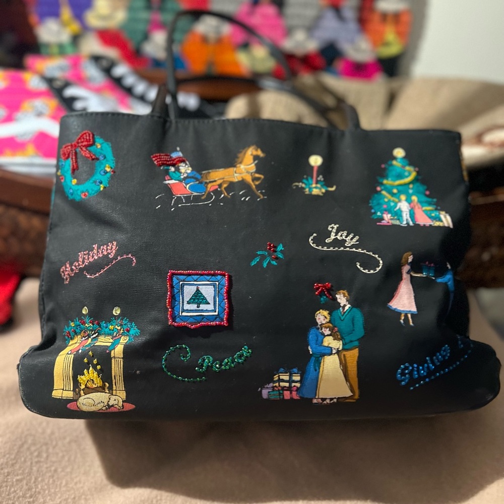 vtg Xmas Bueno Bag